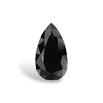 1.49 Carat Natural Black Pear Diamond GIA