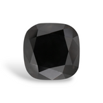 1.56 Carat Natural Black Cushion Diamond GIA