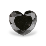 4.12 Carat Natural Black Heart Diamond GIA