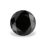 1.03 Carat Natural Black Round Diamond GIA
