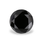 1.17 Carat Natural Black Round Diamond GIA