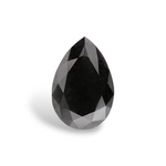 2.22 Carat Natural Black Pear Diamond GIA