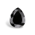 2.12 Carat Natural Black Pear Diamond GIA