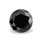 1.15 Carat Natural Black Round Diamond GIA