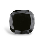 26.65 Carat Natural Black Cushion Diamond GIA