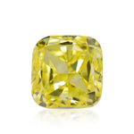 0.39 Karat Fancy Intense Yellow Kissenschliff-Diamant I1 GIA