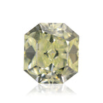 0,53 Karat Hell Grün Gelb Radiant Diamant SI1 GIA