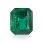 3.33 Karat Grüner ZAMBIAN Radiant Smaragd GWLAB