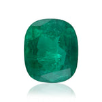 4.49 Carat Green COLOMBIAN Cushion Emerald CD