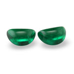 Smeraldo Cabochon Verde da 9,67 Carati
