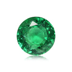7,55 Karat Grüner ZAMBIA Runder Smaragd AGL