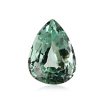 5.82 Carat Green Pear Tourmaline GWLAB
