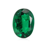 3,06 Karat grüner sambischer ovaler Smaragd