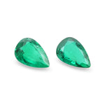 4.86 Carat Green COLOMBIAN Pear Emerald AGL