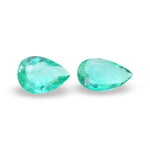 7.85 Carat Green COLOMBIAN Pear Emerald GRS