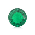 3.59 Karat Grüner KOLUMBIANISCHER Runder Smaragd GUBELIN