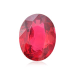 2.00 Carat Red MOZAMBIQUE Oval Ruby GRS