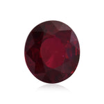 Rubino ovale rosso MOZAMBICO da 4,04 carati GRS