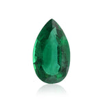 7.45 Carat Green ZAMBIA Pear Emerald CD