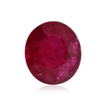 Rubino ovale rosso MOZAMBICO da 6,01 carati GRS