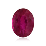 3.01 Carat Red BURMESE Oval Ruby GRS