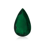 20.06 Carat Green COLOMBIAN Pear Emerald GUBELIN