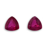 1.61 Carat Red Trilliant Ruby