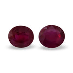 Rubino ovale rosso BIRMANO da 6,18 carati CD