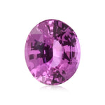 Zaffiro rosa ovale da 2,03 carati