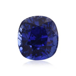 2.53 Carat Blue Cushion Sapphire