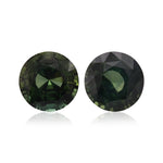 7.21 Karat Grüner MADAGASKAR Rund-Saphir CD