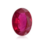 1,13 Karat roter, ovaler Rubin