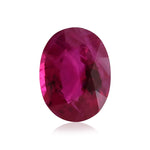 1,44 Karat roter ovaler Rubin