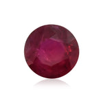 1.67 Carat Red Round Ruby