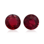 2.90 Carat Red Round Ruby