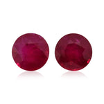 8.17 Carat Red BURMESE Round Ruby CD