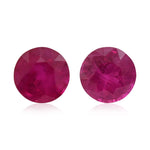 2.61 Carat Red Round Ruby