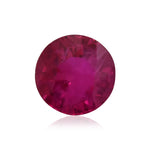 0,84 Karat runder roter Rubin