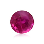 Rubino rotondo rosso da 0,85 carati