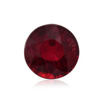 Rubino rotondo rosso da 1,74 carati