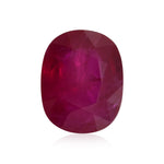 Rubino a cuscino rosso MOZAMBICO di 4,53 carati GRS