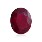 4.01 Karat roter BURMESISCHER ovaler Rubin GRS