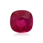 0.89 Carat Red Cushion Ruby