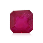 1,27 Karat roter, quadratischer Rubin