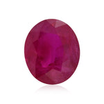 1.21 Carat Red Oval Ruby