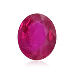 1.24 Carat Red Oval Ruby