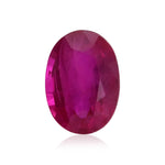 Rubino ovale rosso da 0,97 carati
