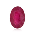 1.02 Carat Red Oval Ruby