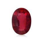 Rubino ovale CD MOZAMBICO rosso da 2,08 carati