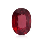 2,02 Karat roter, ovaler MOZAMBIK-Rubin (GRS, unbehandelt)
